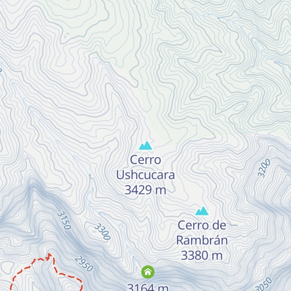 Map of Cerro Ushcucara