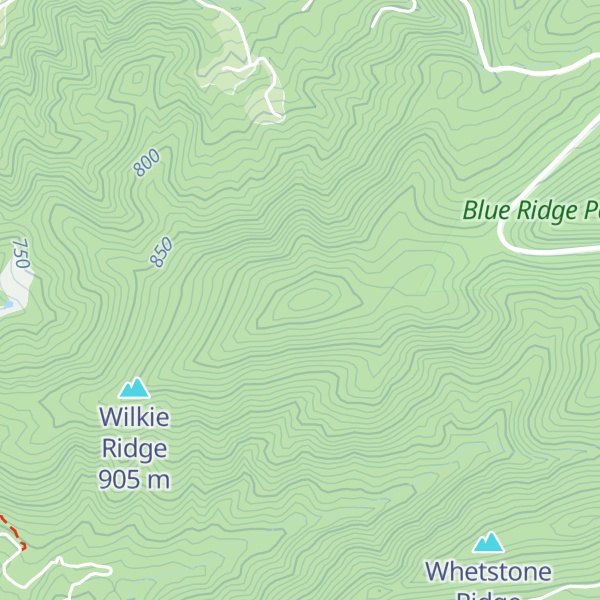 Map of Aggies Mountain