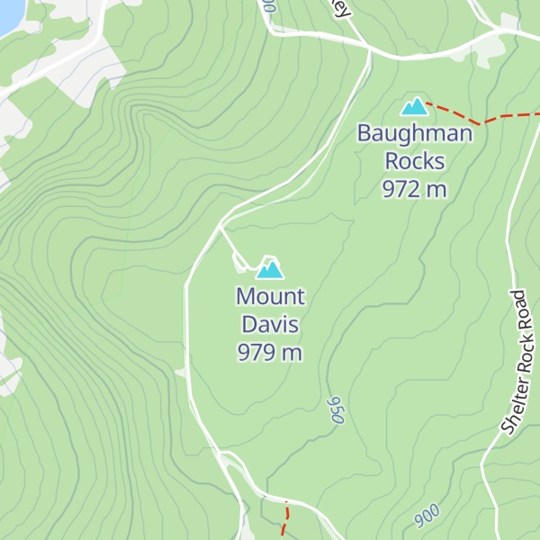 Map of Mount Davis