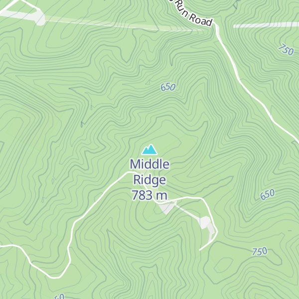 Map of Middle Ridge