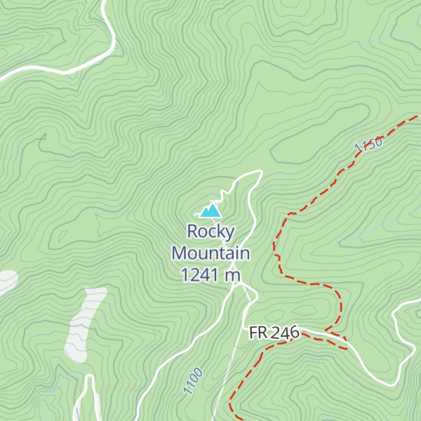 Map of Rocky Mountain