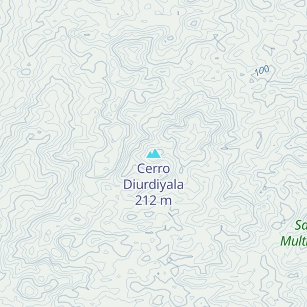 Map of Cerro Diurdiyala