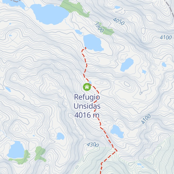 Map of Refugio Unsidas