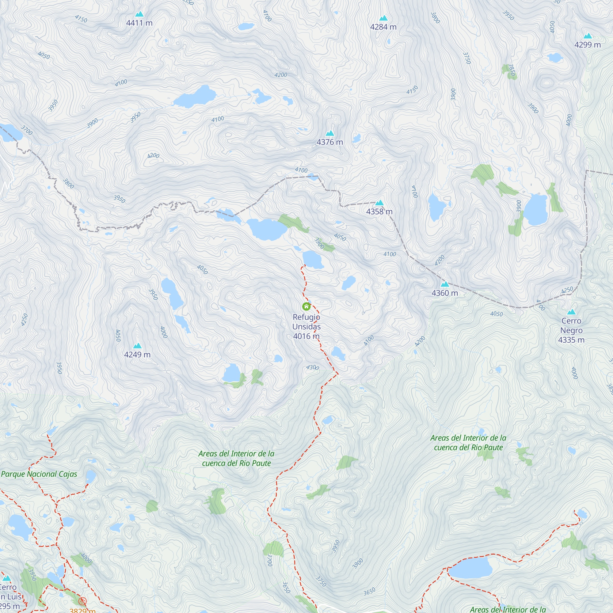 Refugio Unsidas map