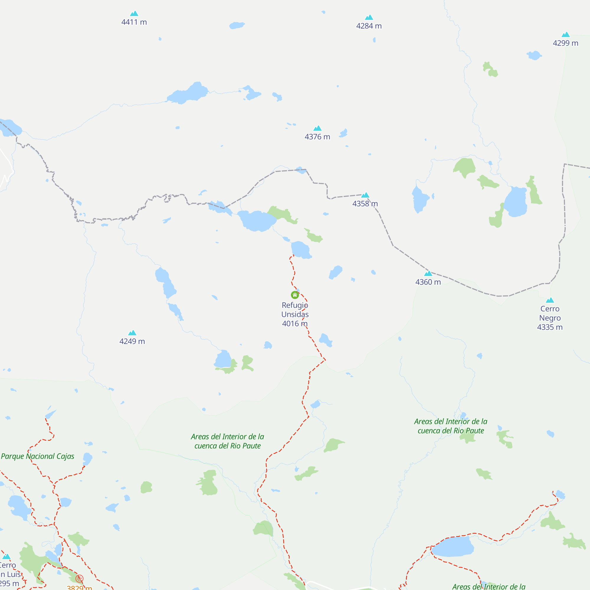 Refugio Unsidas map