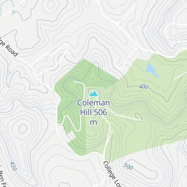 Map of Coleman Hill