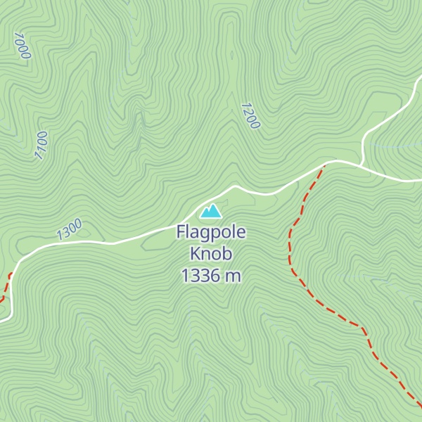 Map of Flagpole Knob