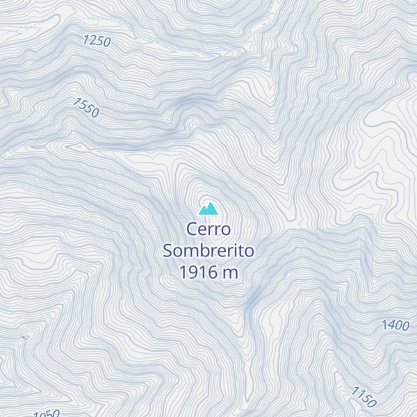 Map of Cerro Sombrerito