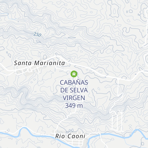 Map of CABAÑAS DE SELVA VIRGEN