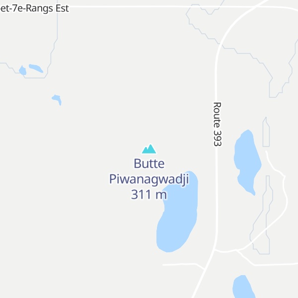 Map of Butte Piwanagwadji