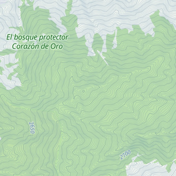 Map of Cerro Montecristi