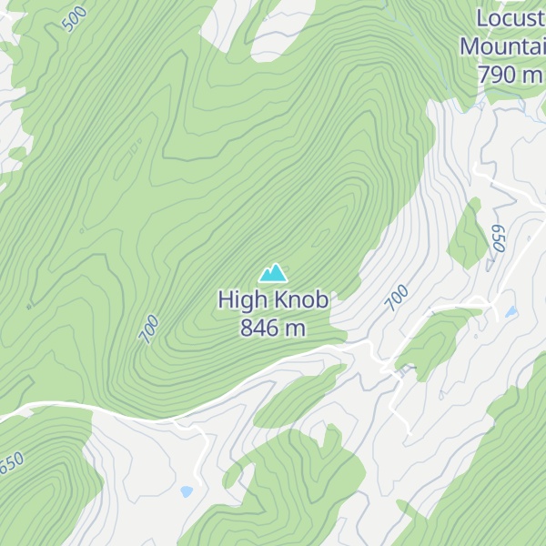 Map of High Knob
