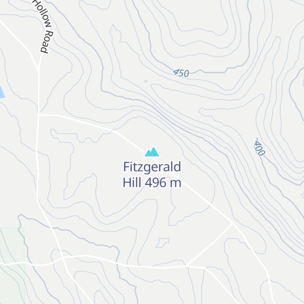 Map of Fitzgerald Hill
