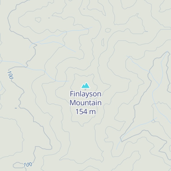 Map of Finlayson Mountain