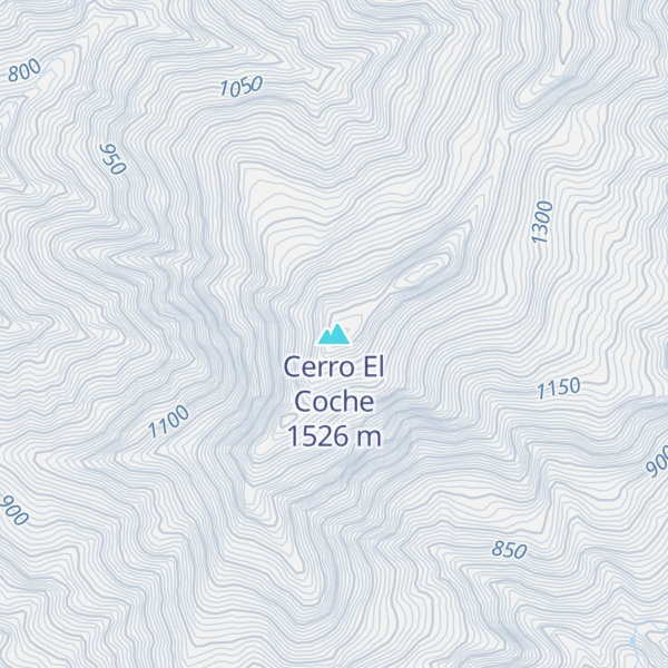 Map of Cerro El Coche