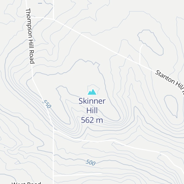 Map of Skinner Hill