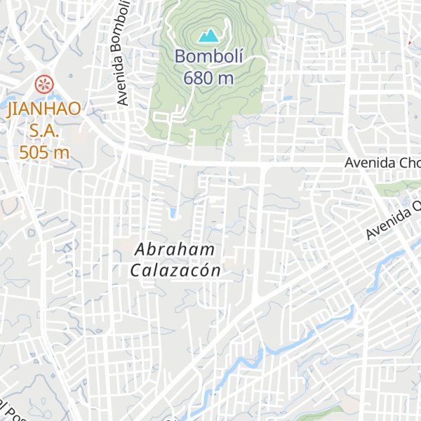Map of Cabañas