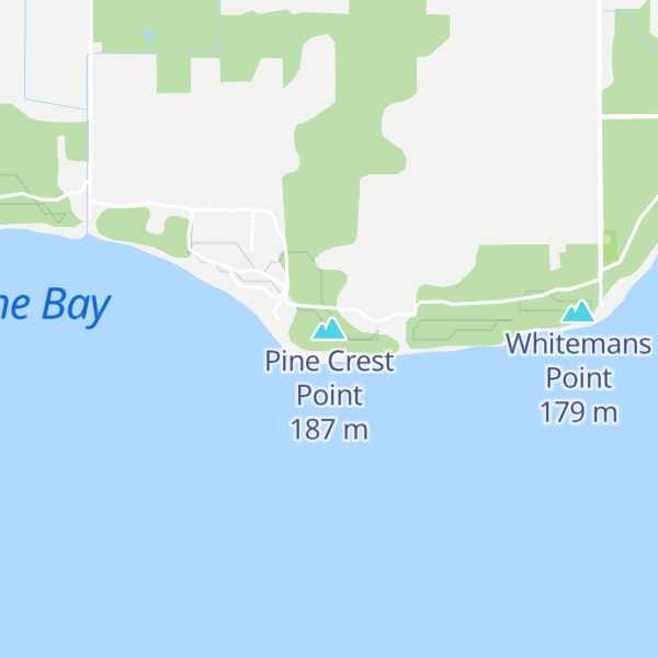 Map of Pine Crest Point