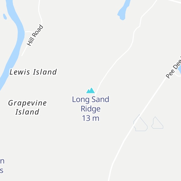 Map of Long Sand Ridge