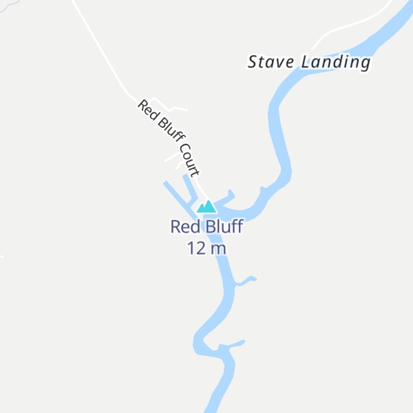 Map of Red Bluff