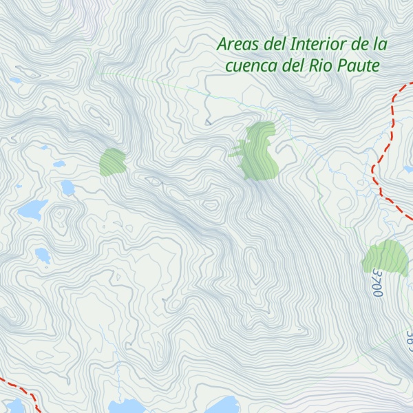 Map of Cerro Padre Urcu
