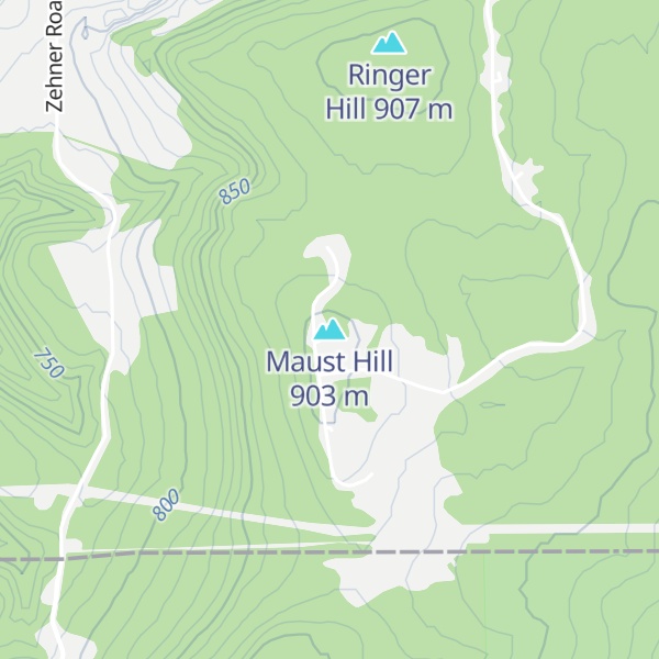 Map of Maust Hill