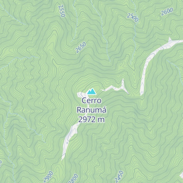 Map of Cerro Ranumá