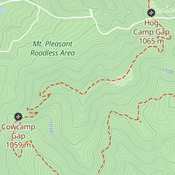 Map of Cole Mountain