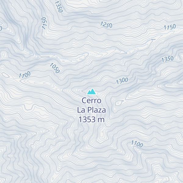 Map of Cerro La Plaza
