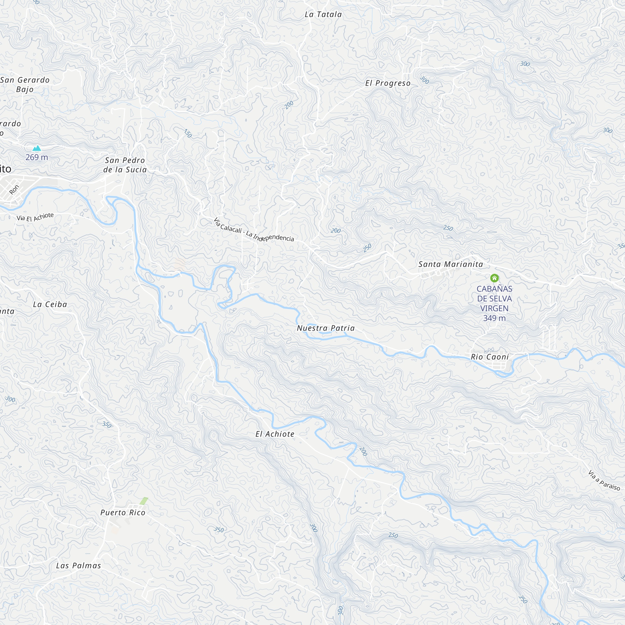 Montaña Aventure map