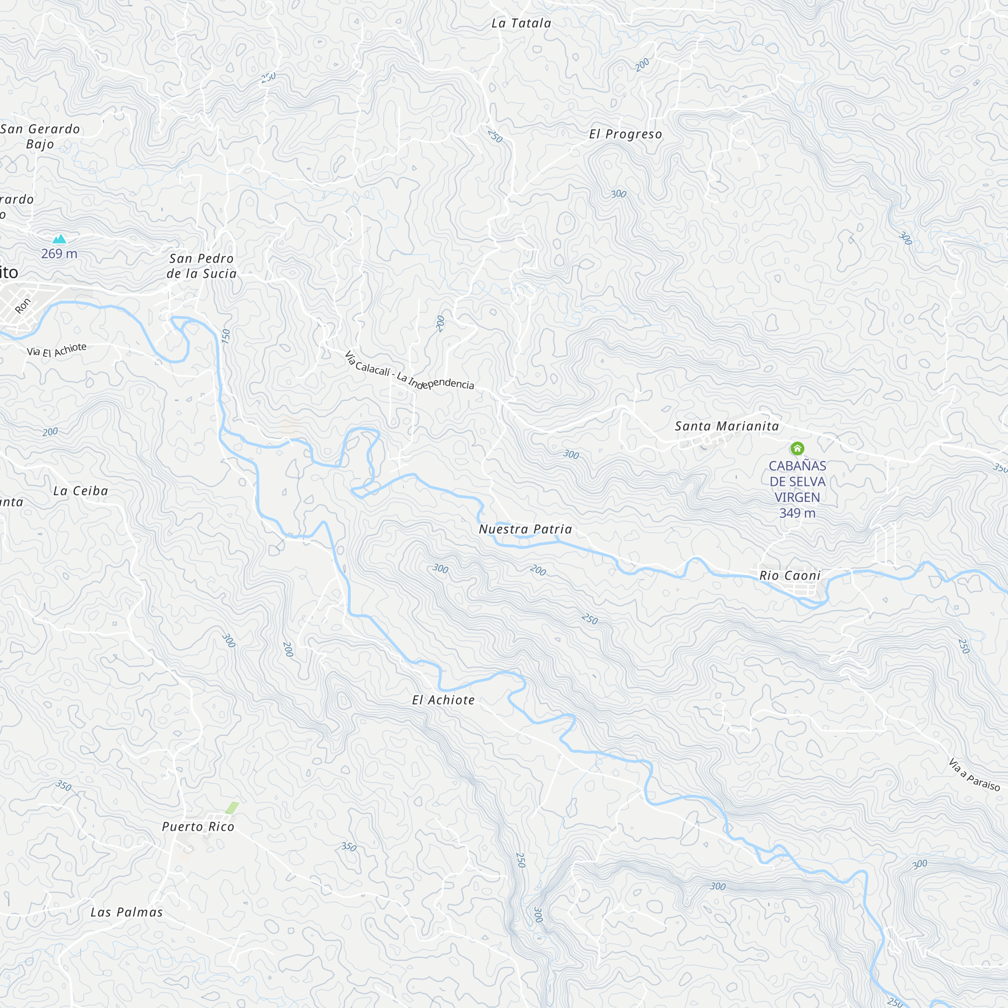 Montaña Aventure map