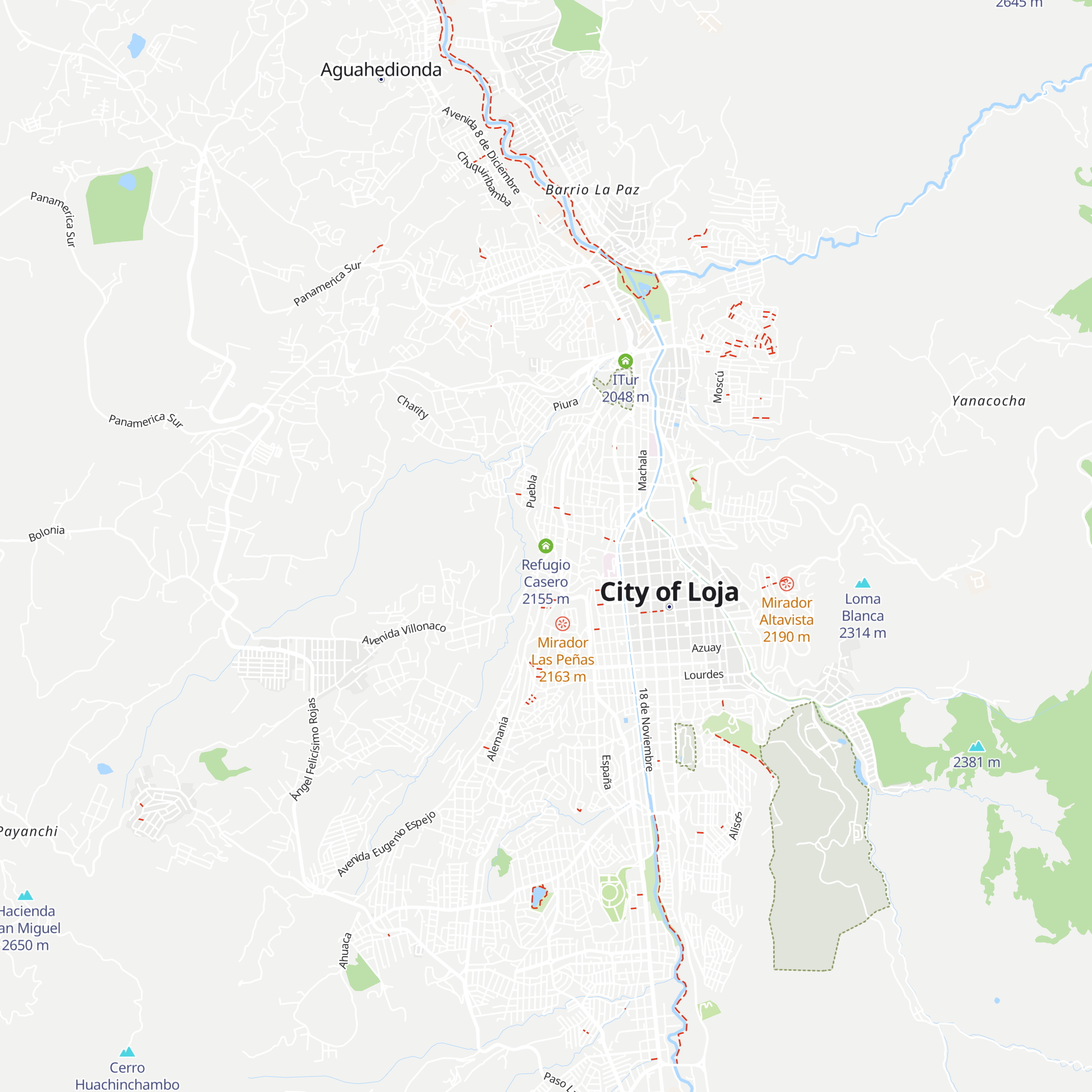 Refugio Casero map