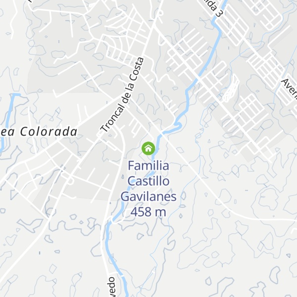Map of Familia Castillo Gavilanes