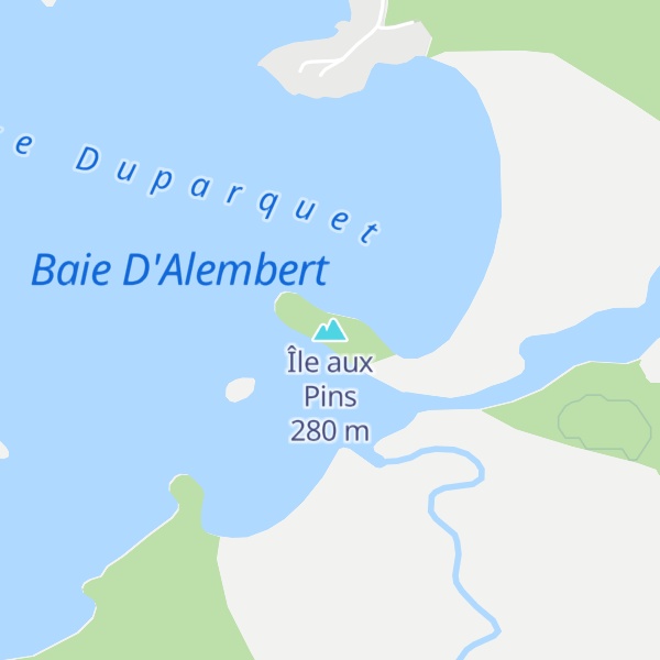 Map of Île aux Pins