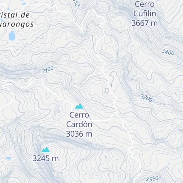Map of Cerro de Gradas
