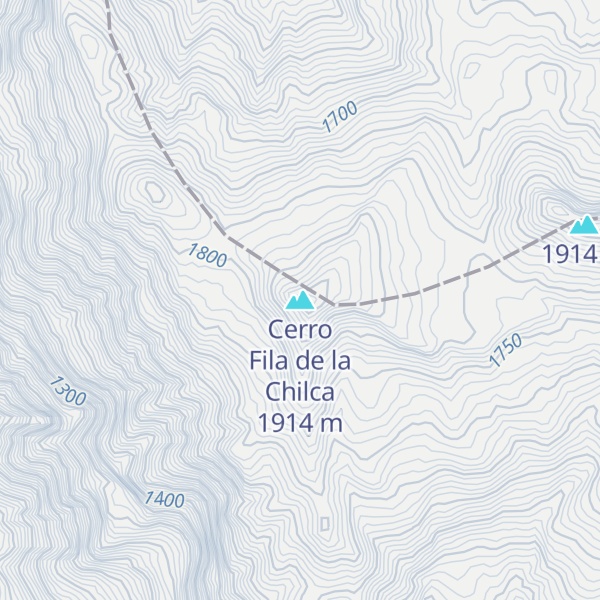 Map of Cerro Fila de la Chilca