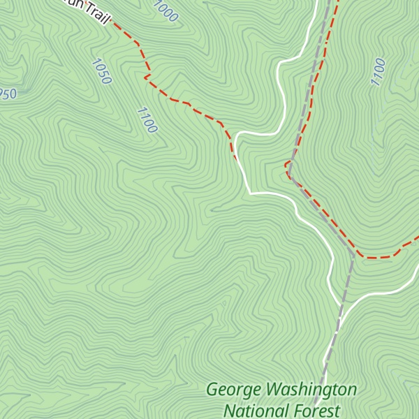Map of Little Pond Ridge