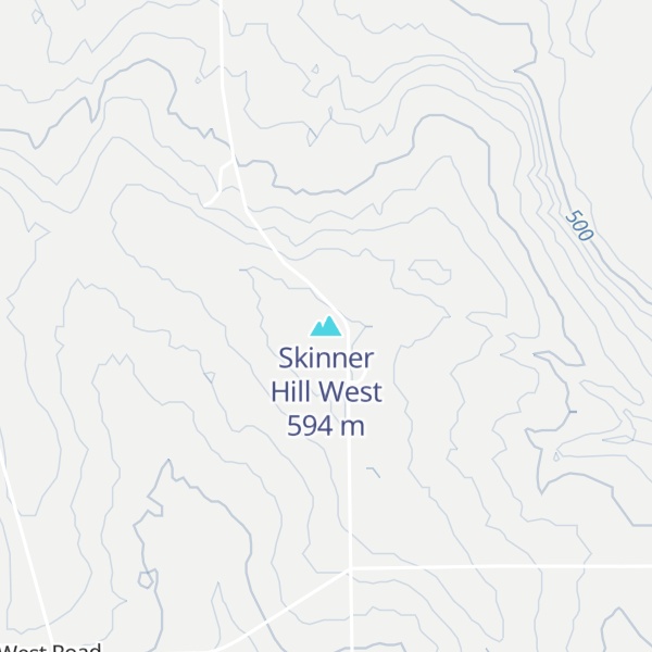 Map of Skinner Hill West
