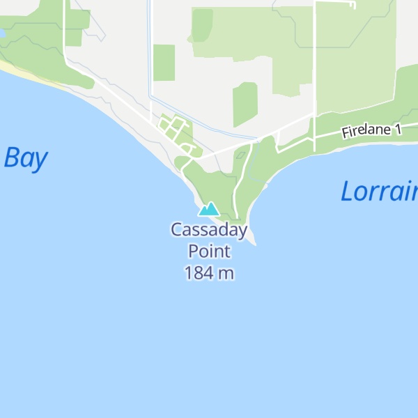 Map of Cassaday Point