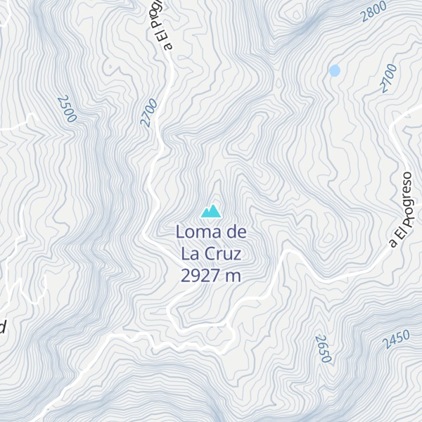 Map of Loma de La Cruz