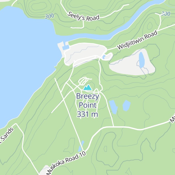 Map of Breezy Point
