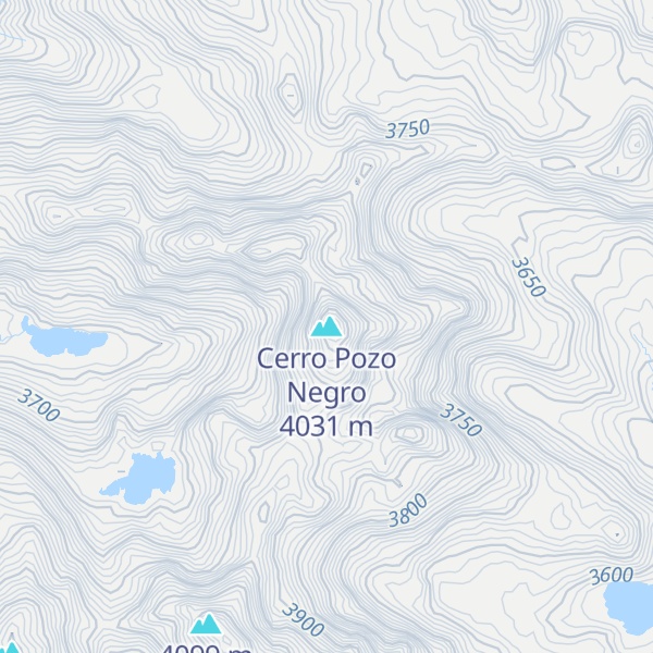 Map of Cerro Pozo Negro