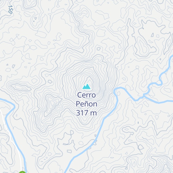 Map of Cerro Peñon