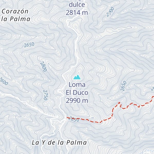 Map of Loma El Duco