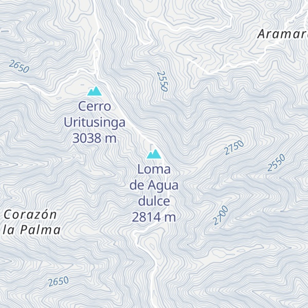 Map of Loma de Agua dulce