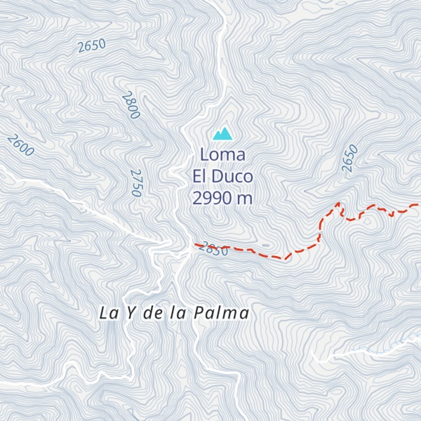 Map of Loma Las Minas