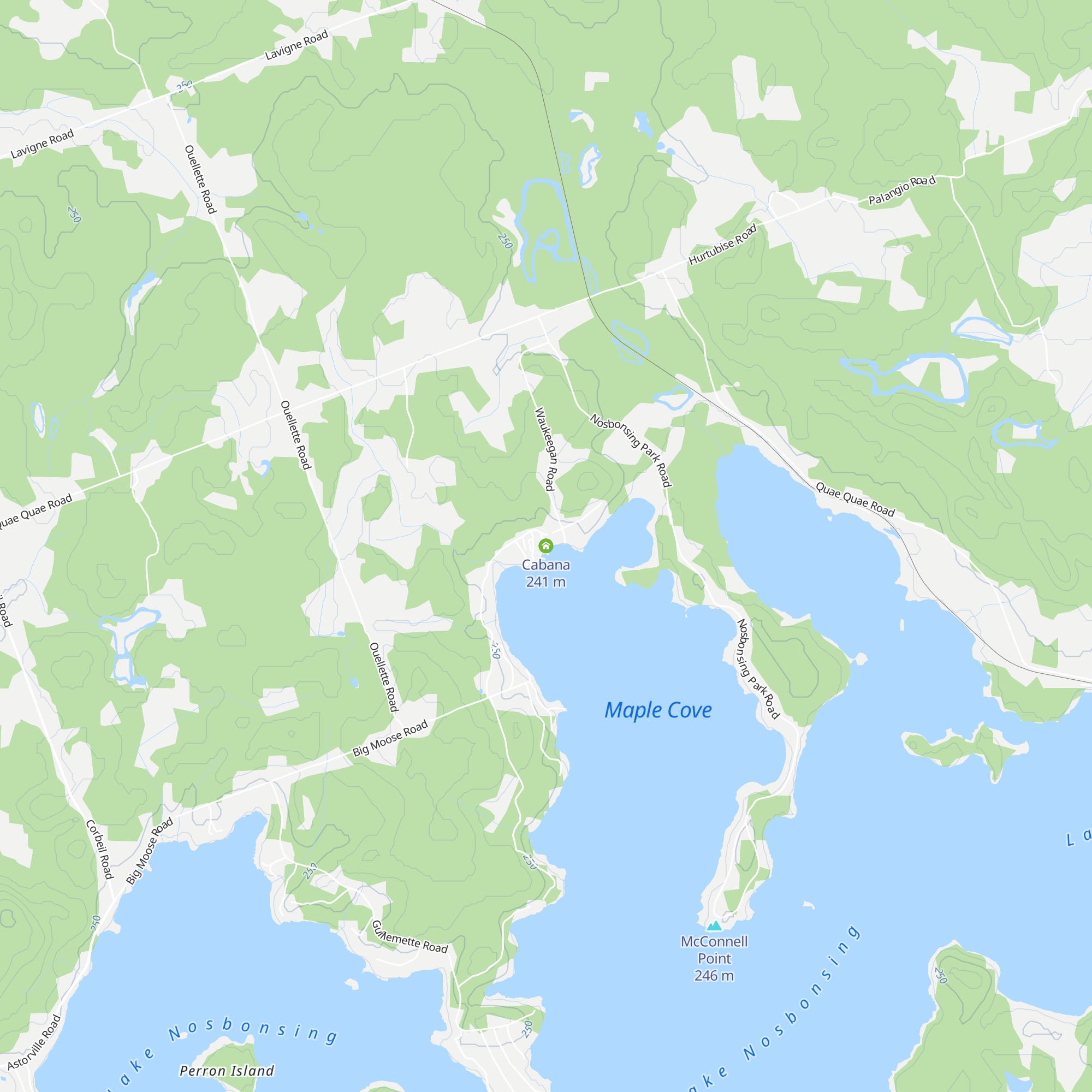 Cabana  map