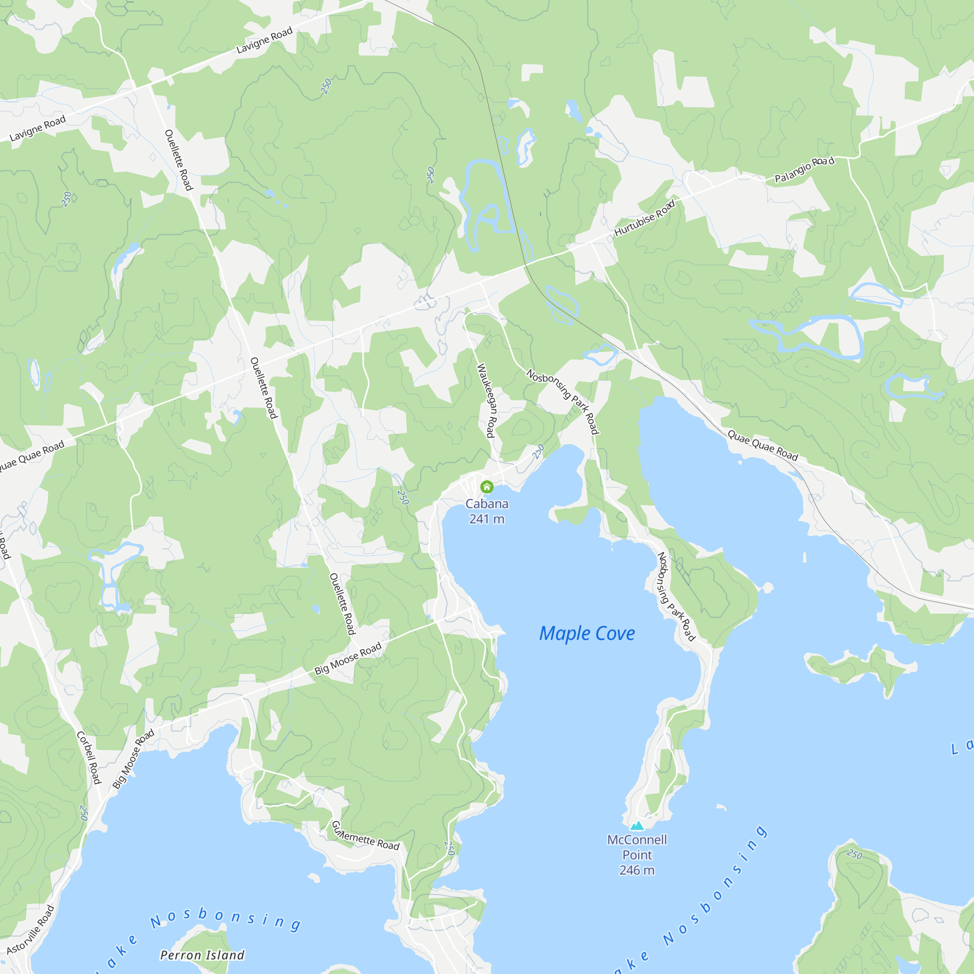 Cabana  map
