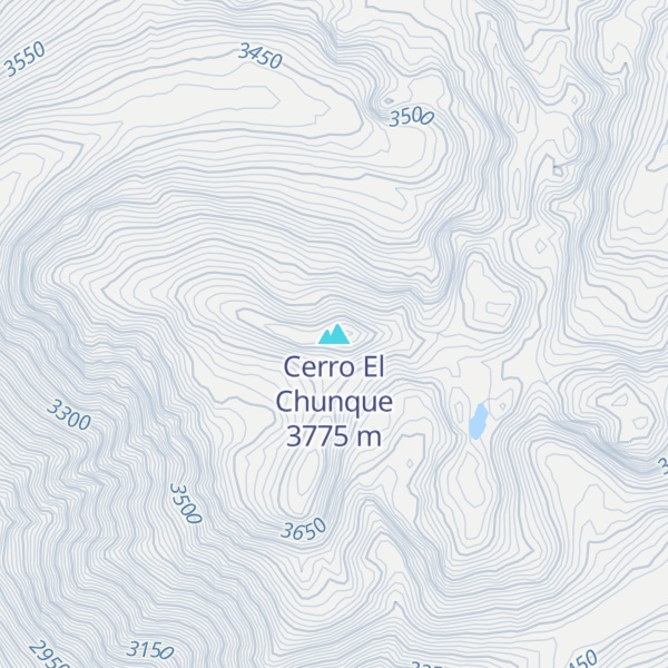 Map of Cerro El Chunque