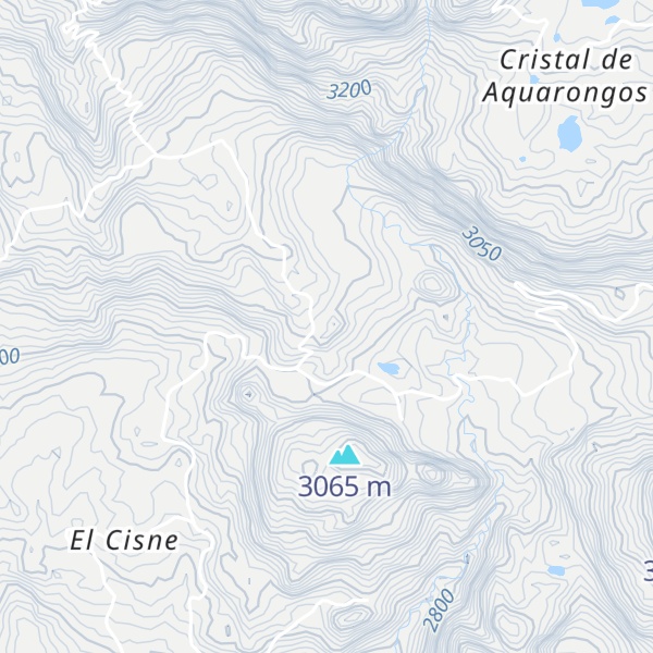 Map of Cerro Ventanas